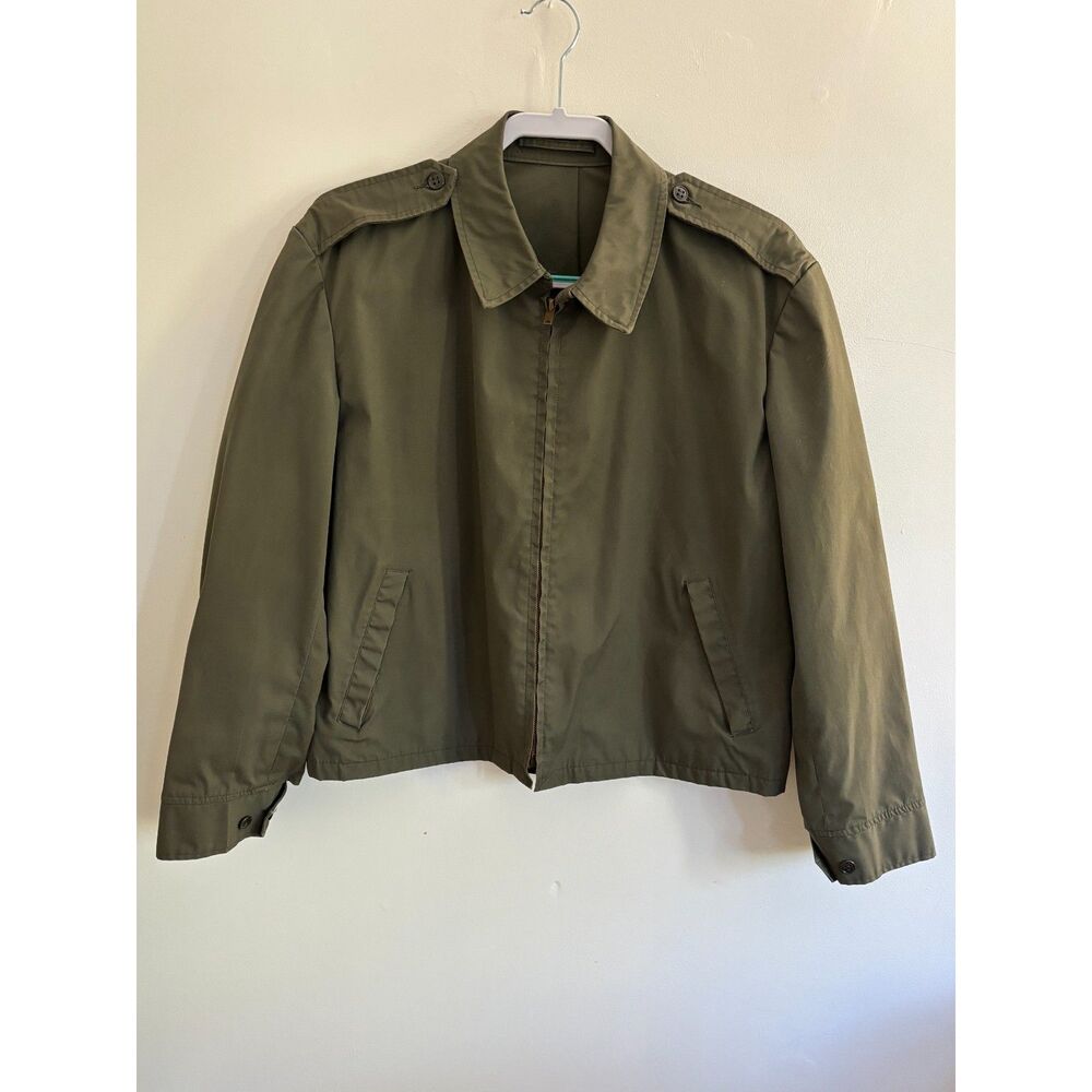 Vintage U.S.M.C. olive-green military style jacket